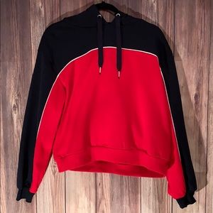 H&M Sweater (Navy Blue & Red)